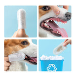 Load image into Gallery viewer, Premium Pet Dental Finger Wipes – Safe, Effective Oral Care for Dogs & Cats