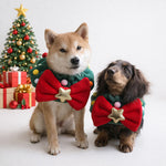 Load image into Gallery viewer, Christmas Pet Collar Bib with Bow Tie