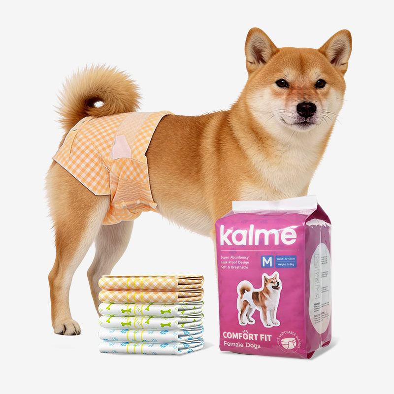 Comfort Fit Female Dogs Diapers - Size Mini
