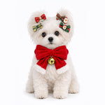 Load image into Gallery viewer, Christmas Pet Collar Pendant – Cute Cartoon Charm with Bow &amp; Bell for Dogs &amp; Cats