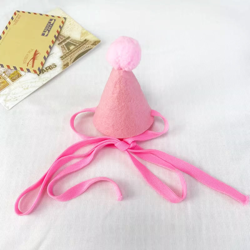 Pet Birthday Bandana & Hat Set, Party Outfit