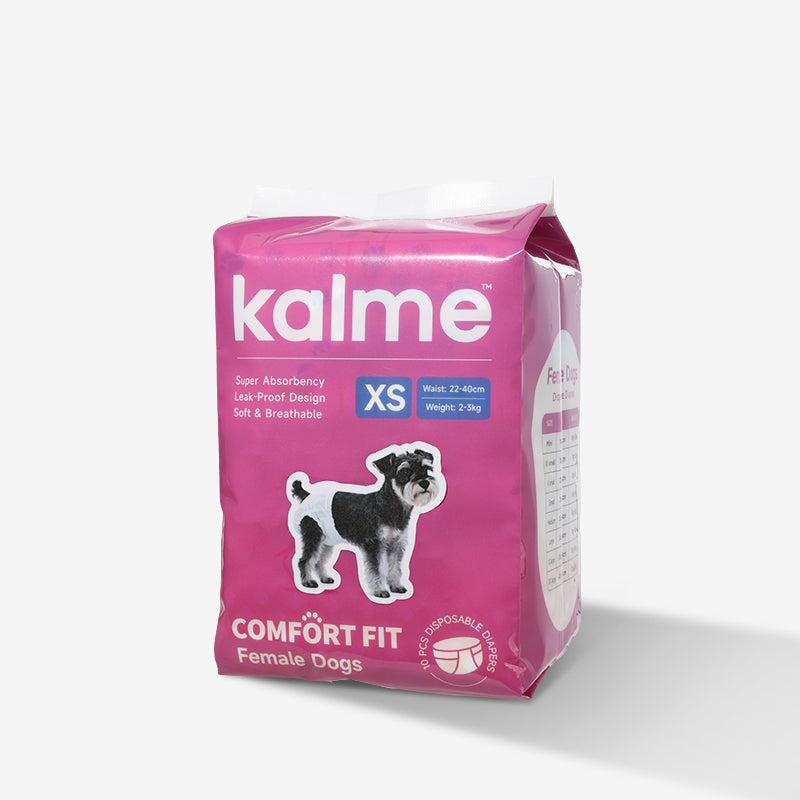 Comfort Fit Female Dogs Diapers - Size Mini