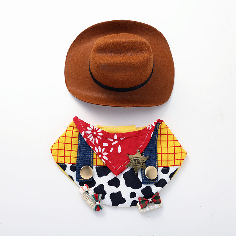 Western Denim Pet Bib
