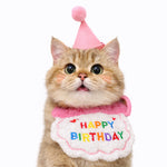 Load image into Gallery viewer, Pet Birthday Bandana &amp; Hat Set, Party Outfit