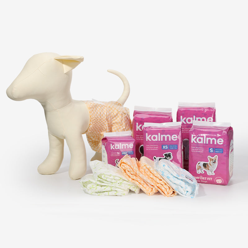 Comfort Fit Female Dogs Diapers - Size Mini