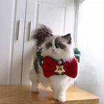 Load image into Gallery viewer, Christmas Pet Collar Bib with Bow Tie