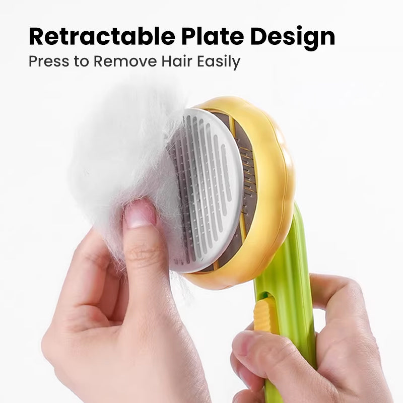 Cat & Dog Grooming Brush – Deshedding & Massage Comb for Small Pets