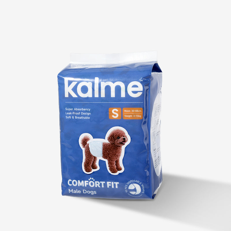 Comfort Fit Male Dogs Wraps - Size L