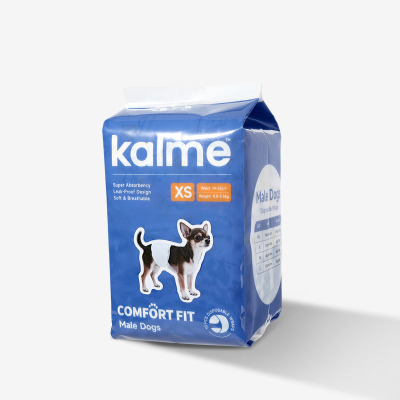 Comfort Fit Male Dogs Wraps - Size L