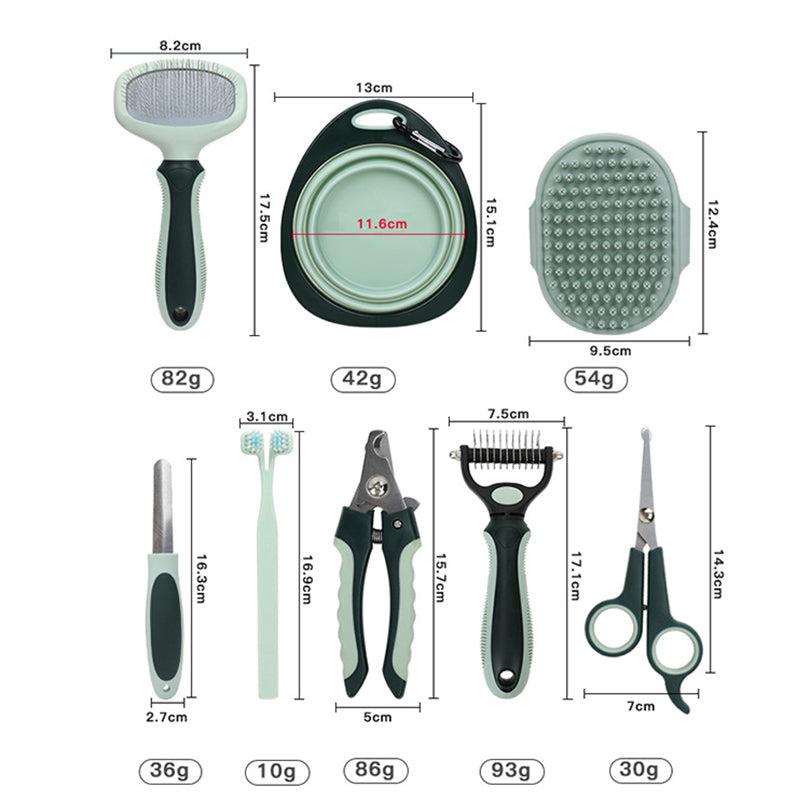 Pet Grooming Kit for Cats & Dogs – Complete Care Set