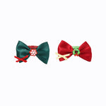 Load image into Gallery viewer, Christmas Pet Collar Bib with Bow Tie