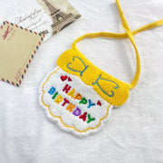 Pet Birthday Bandana & Hat Set, Party Outfit